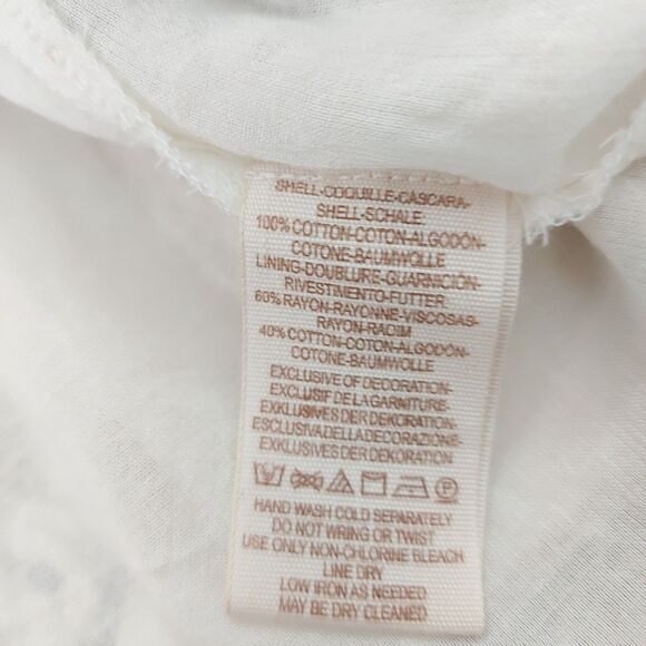 Free People Dress Womens XS Beige Nomad Child Lace Bell Sleeve Floral Bohemian - Picture 10 of 13